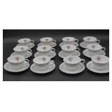 Royal Swirl Teacups & Saucers