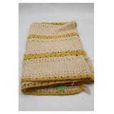 Crochet Yellow & Cream Blanket