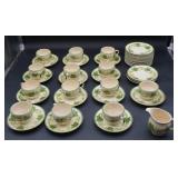 Franciscan Ivy Pattern Cups & Saucers