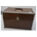 Vintage Wooden Machinist Chest