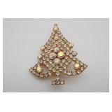 Eisenberg Ice Christmas Tree Brooch