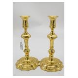 Pair of Brass Candlestick Holders