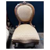 Victorian Walnut Parlor Chair