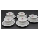 Royal Swirl Teacups & Saucers