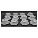 Royal Swirl Teacups & Saucers