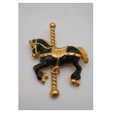 Carousel Horse Brooch