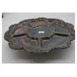 Silver Plated Rotating Lazy Susan Serving Platter