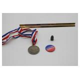 Great Race Medal, Clinton Gore 96 Pin &