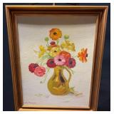 Floral Still Life Oil Painting Loretta Thompson