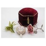 Burgundy Decorative Box, Forever Friends &