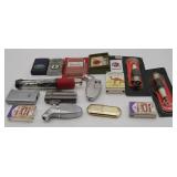 Collection of Lighters, Key Chains & Etc.