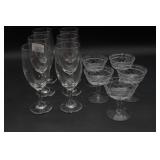Clear Glass Stemware