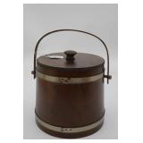 Firkin Style Wood Ice Bucket