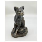 Concrete Fox Garden Figurine