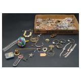 Costume Jewelry & Watch Lot