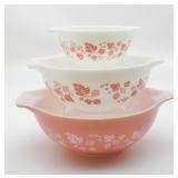 Pyrex Pink Gooseberry Cinderella Mixing Bowl