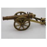 Decorative Miniature Brass Cannon