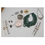 Collection of Costume Jewelry & Watches