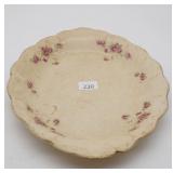 Antique Carnation McNicol Floral Platter