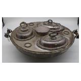Lazy Susan Hot Food Server or Buffet Warmer