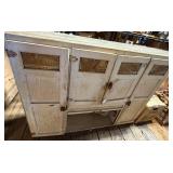Antique Hoosier Style Cabinet Top Only