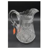 American Brillant Cut Glass Pitcher