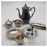 Large Collection of Silver Plate