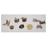 Assorted Lapel Pins, Cuff Links and Etc.