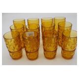 Indiana Glass Kings Crown Thumbprint Tumblers