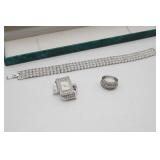 Suzanne Somers Vintage Watch Bracelet and