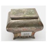 W.W.H. & Co Georgian Style Silverplate Tea Caddy