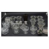 Large Collection of Clear Glass