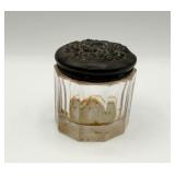 Salt Cellar w/Sterling Silver Lid