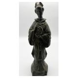 Asian Guanyin Style Female Deity Figurine AS IS