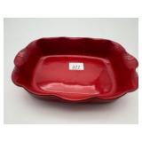 De Silva Red Majolica Baking Dish