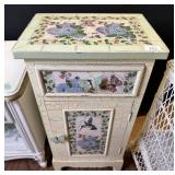 Cottagecore Mosaic Style Nightstand