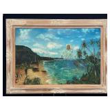Religious Coastal Landscape Painting