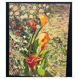 Painting of Calla Lillie by DePierre