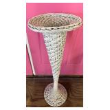 Wicker Pedestal Plant Stand/Basket