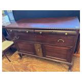 Mahogany Buffet w/Claw & Ball Feet