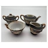Japanese Dragonware Porcelain Tea Set As Is