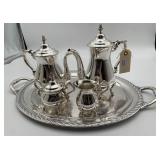 Gorham Newport Silver Plated Tea & Coffee Service
