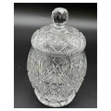 Pressed Glass Covered Dish