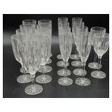 Large Collection of Crystal Stemware
