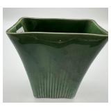Green Pottery Vase