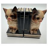 Ceramic Cat Bookends