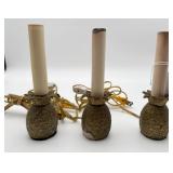 (3) Brass Pineapple Nightlights