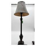 Traditional Bronze Tone Table Lamp w/Shade