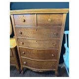 Antique Chest of Drawers ~ Missing Some Veneer