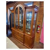 Thomasville Oak China Cabinet